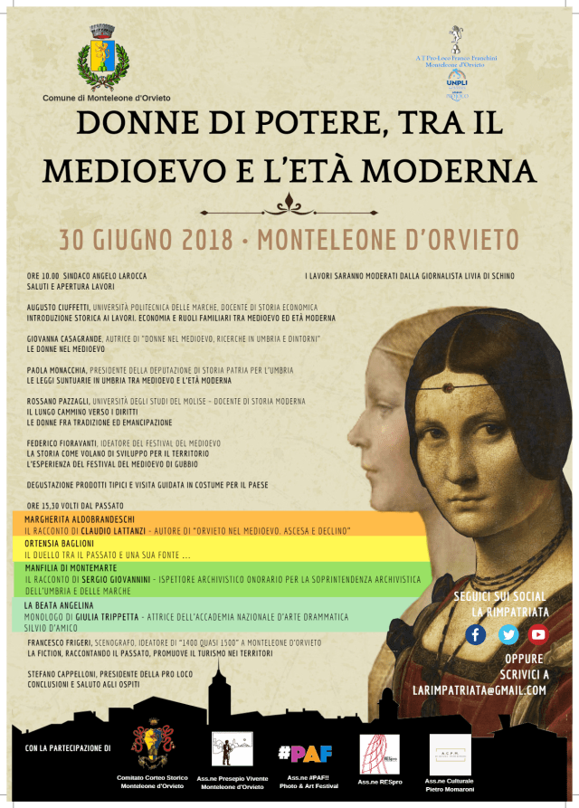Donne di Potere tra il Medioevo e l'Età Moderna - 30 giugno 2018